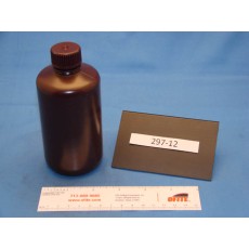 Bottle, Poly, 8 oz (250 mL), Amber Boston Round with Cap